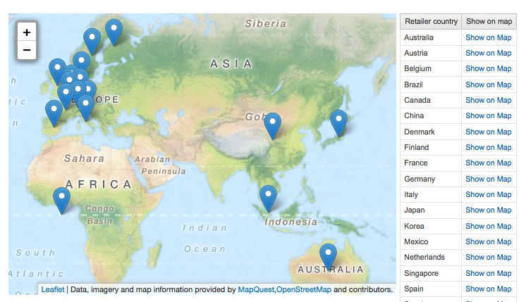 Cognos and OpenStreetMap